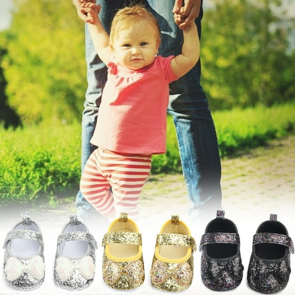 SPRING PARK Womens Slip On Shoes Bowknot Sequins Flower Girl Ladies Party Sneakers