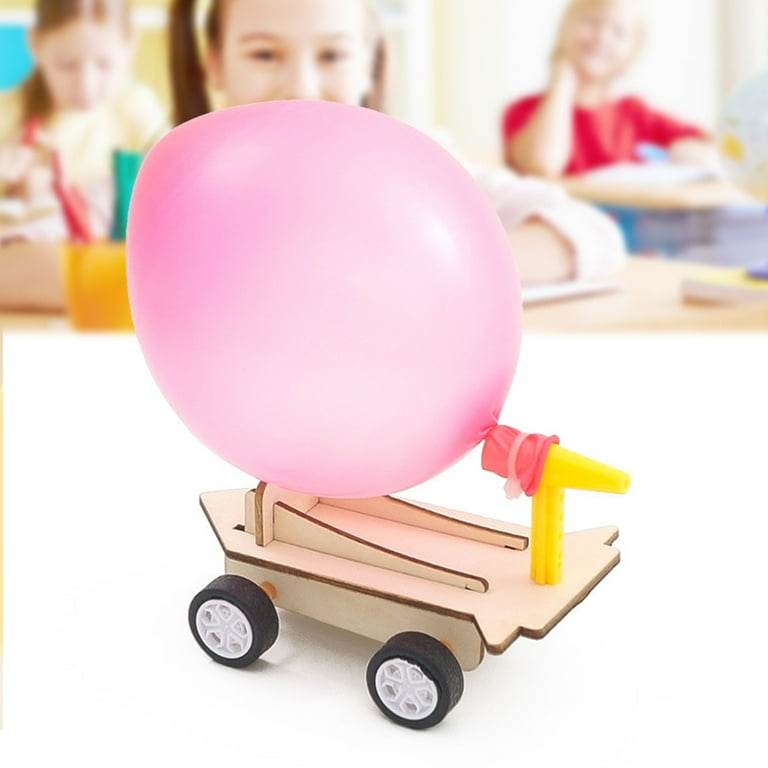 SPRING PARK Wooden Balloon Car Materials Package, Children’s