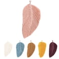 thumbnail image 1 of SPRING PARK Woven Feather Dream Macrame Wall Hanging, Wall Decor for Living Room Bedroom Dorm Office, Wall Ornaments, 1 of 5