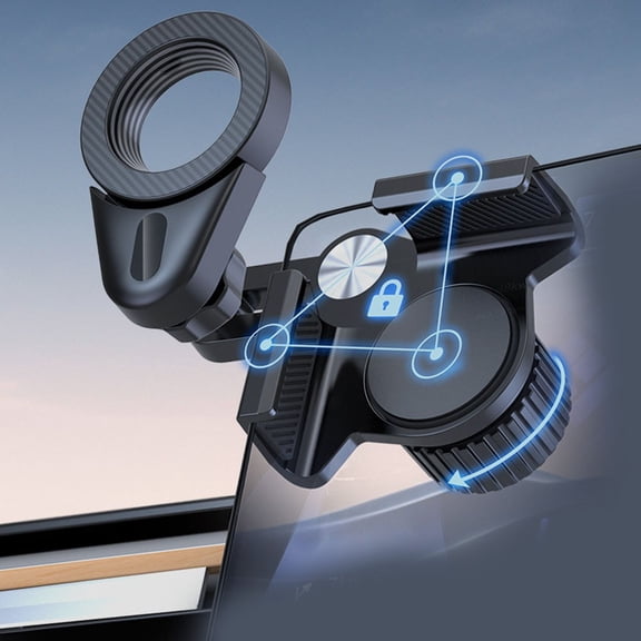 SPRING Phone Mount 360° Rotation Hidden Phone Holder Magnetic Car Phone Holder