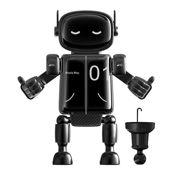 SPRING Phone Mount For Car Cartoon Robot Design Vehicle Air Vent Cell Phone Holder