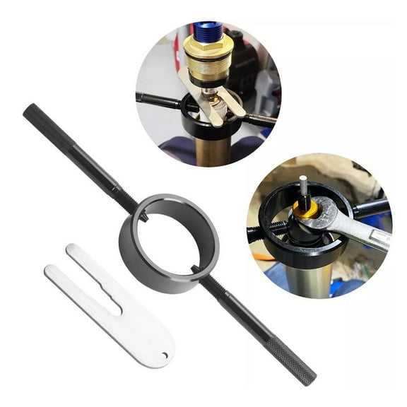 SPRING Premium Motorcycle Fork Spring Compressor Tool - Stainless Steel, Versatile, Compatible with Most Bikes, Easy to Use 1 set