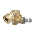 thumbnail image 1 of SPRING Pressure Washer Nozzle Adapter 1/4" Quick Disconnect 180° Adjustable Enabling Five Different Angles 45 Degrees 90 Degrees, 1 of 9
