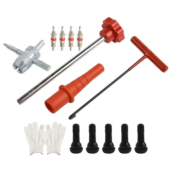 SPRING Quick Repairs As Shown In The Figure Valve Stem Replacement Car Tire Maintenance Kit Detailed Instructions Included