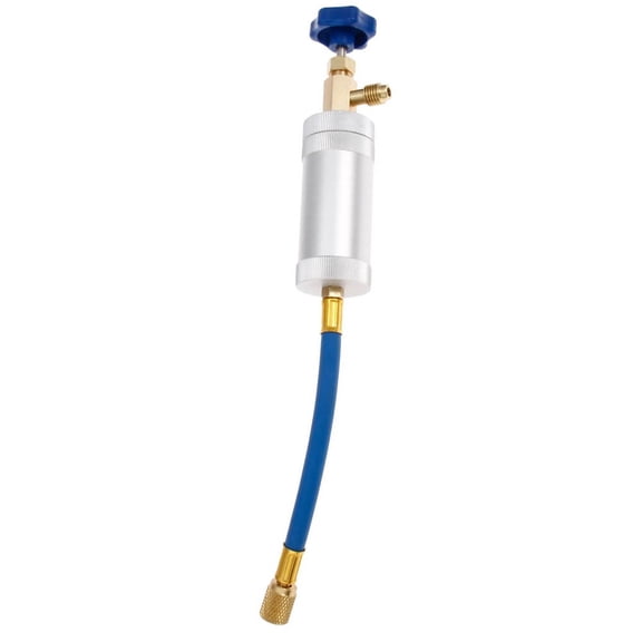 SPRING R134A R12 Hand Turn Pump Oil Injection Oil&Dye Injector Vehicle A/C Adapter