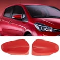 thumbnail image 1 of SPRING Red ABS Rearview Mirror Housing Shell Cover Cap for Toyota For Yaris 2012 2020, 1 of 8