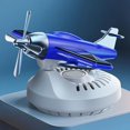 thumbnail image 1 of SPRING Rotating Solar Powered Aircraft Car Perfume Holder With Long-Lasting Fragrance, 1 of 8