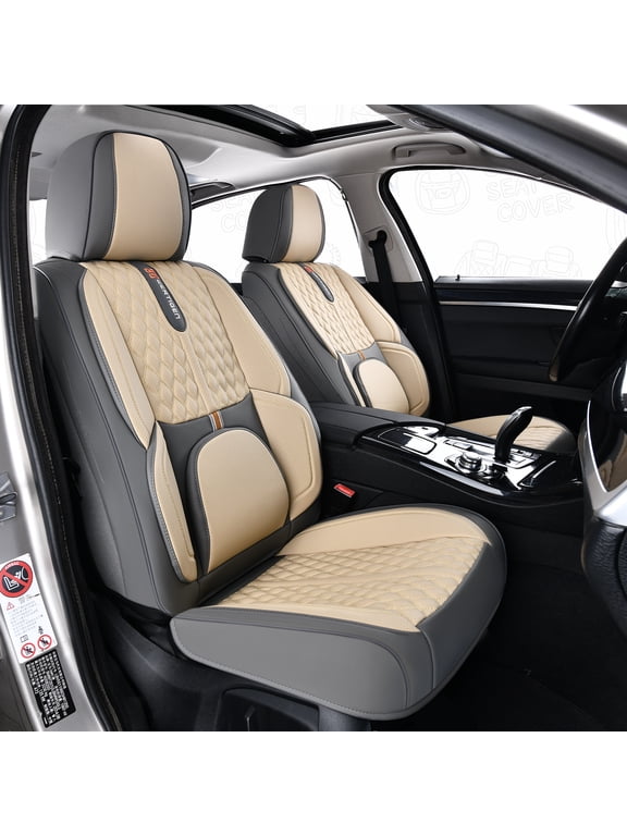 Fit for Hyundai Tucson 2006 Seat Covers Waterproof Leather Wear Resistant Vehicle Specific Ergonomic Design Armrest Compatible
