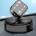 thumbnail image 1 of SPRING Solar Power Air Freshener Dashboard Remover Automotive Trim Dice Shape, 1 of 9
