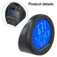 thumbnail image 1 of SPRING Solar Powered Car Digital Clock Thermometer Dashboard Luminous Lcd Display, 1 of 9