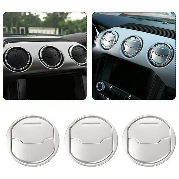 SPRING Stylish Dashboard Vent Outlet Cover Trims for Ford For Mustang 2015+ 9PCS