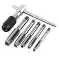 thumbnail image 1 of SPRING T-Type Tap Wrench 3-6Mm 5-12Mm Hand Tap Wrench Thread Tapping Tool Set Adjustable Machine Screw Thread Tap Drill Bit, 1 of 5