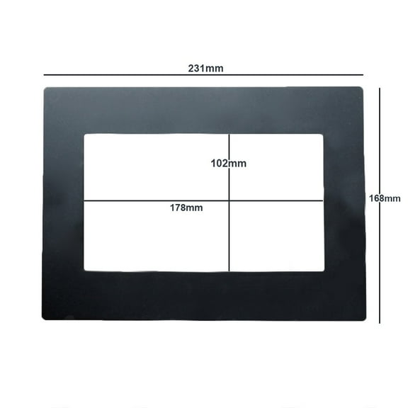 SPRING Universal 178X102Mm Car Stereo Radio Fascia Panel Double 2 Din Frame Dvd Player Interior Replacement Parts