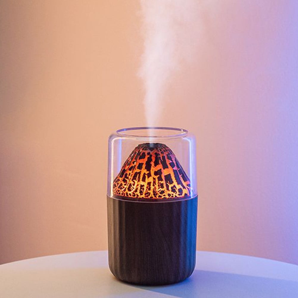 SPRING Usb Simulation Flame Humidifier With Atmosphere Light Car ...