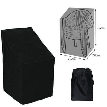 SPRING Waterproof Stacking Chair Cover for Outdoor Patio and Garden Furniture 210D 99*79*79cm