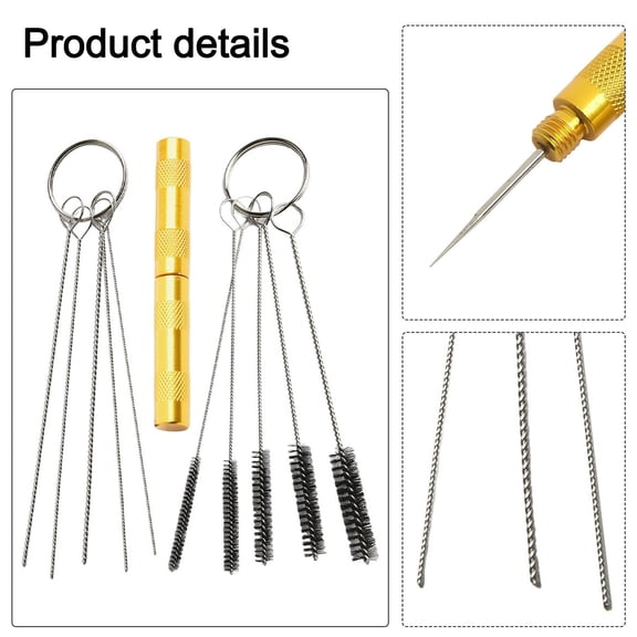 SPRING Windscreen Washer Tool 11 in 1 Car Windshield Washer Jet Nozzle Cleaning and Adjustment Tool for Professional Results