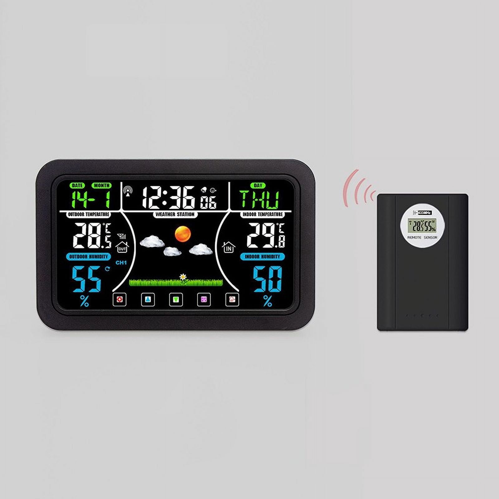 Spring Wireless Connect SPRING Wireless Weather Station with HD Display: Accurate IndoorOutdoor ...