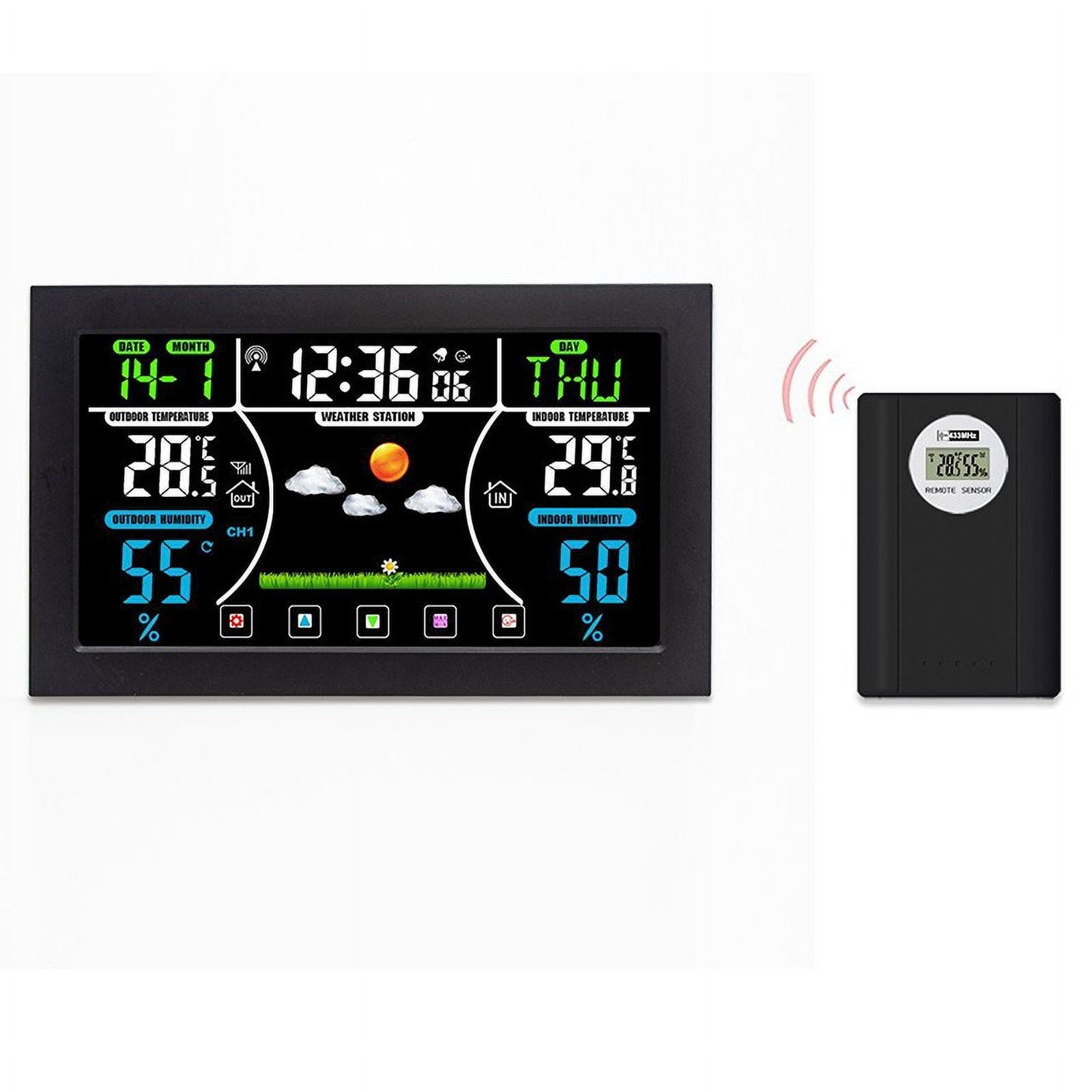 Spring Wireless Connect SPRING Wireless Weather Station with HD Display: Accurate IndoorOutdoor ...