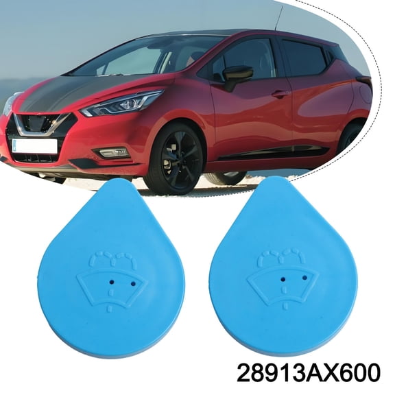 SPRING for Nissan Windscreen Washer Bottle Cap 28913AX600 Blue Plastic Replacement for Micra Note K12 E11 (2 Pack)