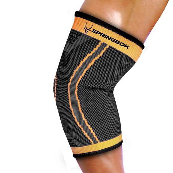 Springbok Elbow Brace Compression Sleeve for Men & Women (Pair) for Tendonitis, Arthritis, Bursitis, Golfers & Tennis Elbow, Weightlifting, Workouts, Pain Relief, Recovery-XXL