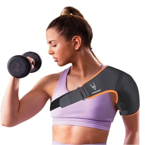 SPRINGBOK Left Shoulder Immobilizer Brace | Shoulder Sling Support Wrap for Pain Relief | Immobilizer with Adjustable Strap | Torn Rotator Cuff Shoulder Stabilizer Support