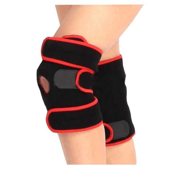 SPRINGBOK Knee Brace with Open Patella – Adjustable Compression Support for ACL, Meniscus Tear, Arthritis, Tendon Pain – Breathable Knee Stabilizer for Sports, Running, Injury Recovery – Black, 1 Pc