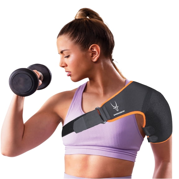 SPRINGBOK Right Shoulder Immobilizer Brace | Shoulder Sling Support Wrap for Pain Relief | Immobilizer with Adjustable Strap | Torn Rotator Cuff Shoulder Stabilizer Support