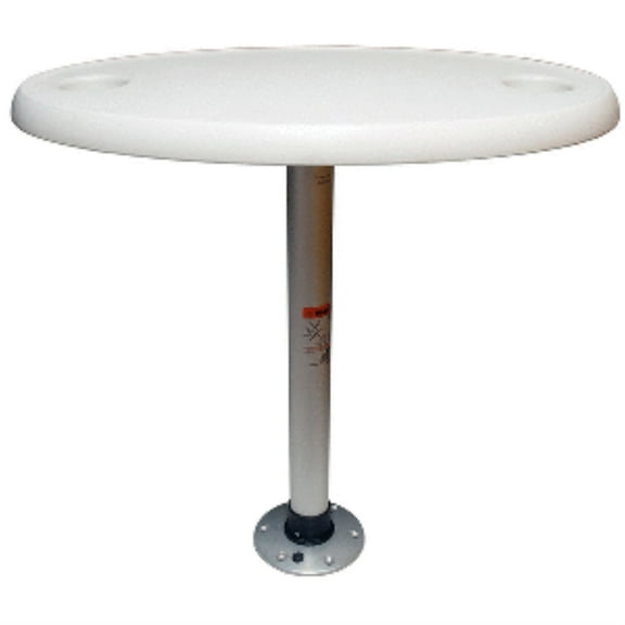 SPRINGFIELD TABLE PACKAGE WHITE OVAL - 18X30