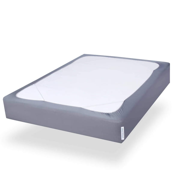 SPRINGSPIRIT Box Spring Cover King Size, Alternates for Bed Skirt, Grey