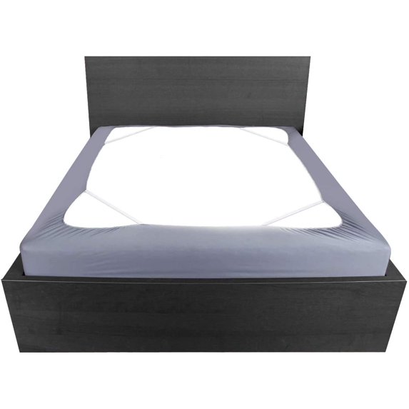 SPRINGSPIRIT Twin Size Box Spring Cover (Not Box Spring) with Smooth and Elastic Woven Material, Alternates for Bed Skirt, Wrinkle & Fading Resistant, Washable, Dustproof, Grey