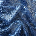 thumbnail image 1 of SPRINKLE Two Size Sequin Fabric on Sheer Material ,2- Way Stretch, 52 Inch. In Width, | Home Decor, Navy / Cut by the Yard, 1 of 1