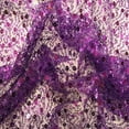 thumbnail image 1 of SPRINKLE Two Size Sequin Fabric on Sheer Material ,2- Way Stretch, 52 Inch. In Width, | Home Decor, Purple / Sample 3x3 Inch, 1 of 1