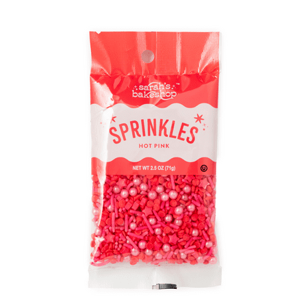 Sarah's Bakeshop Sprinkle Bag Hot Pink 2.5oz