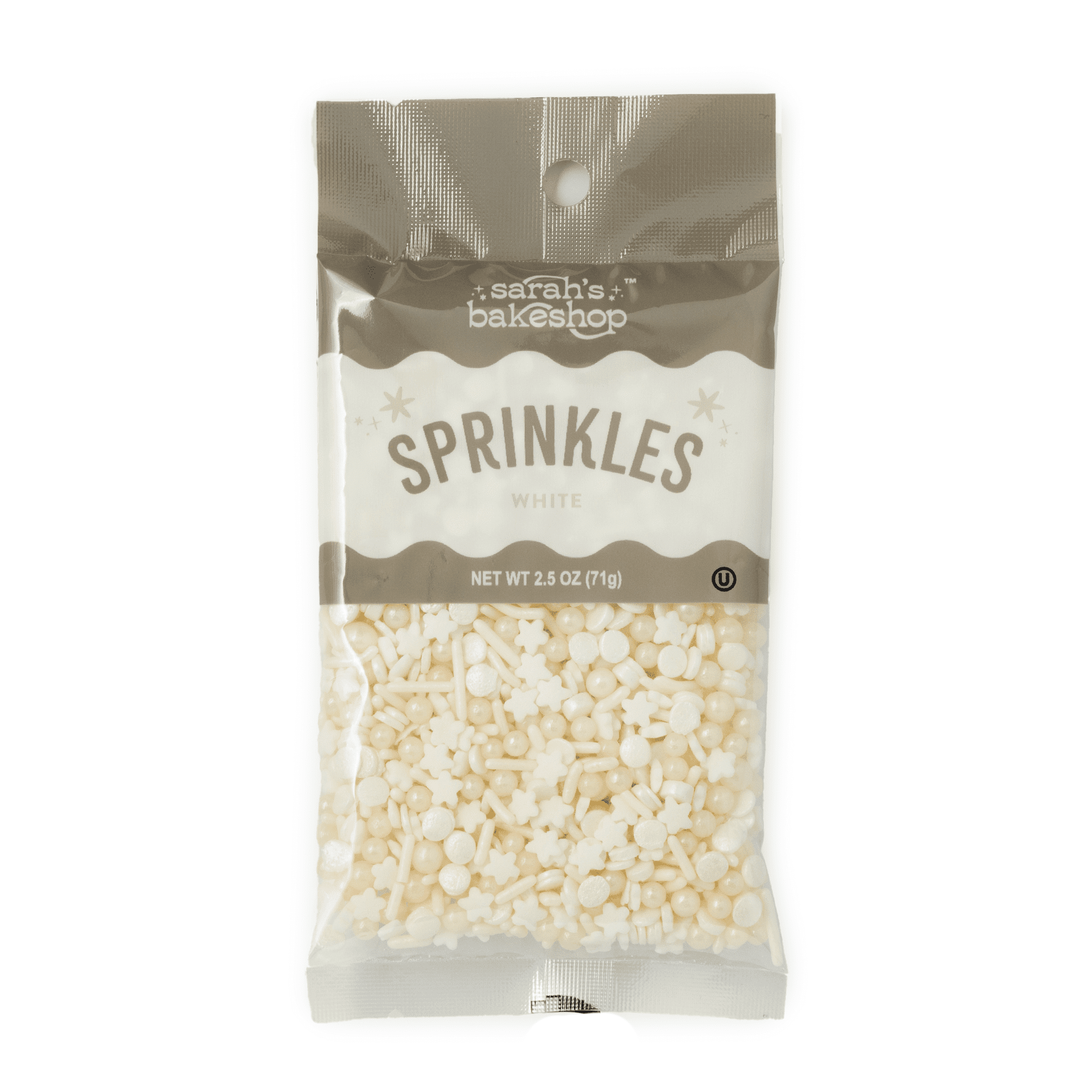 Miss Jones Baking Co. Sprinkle Bag White 2.5oz