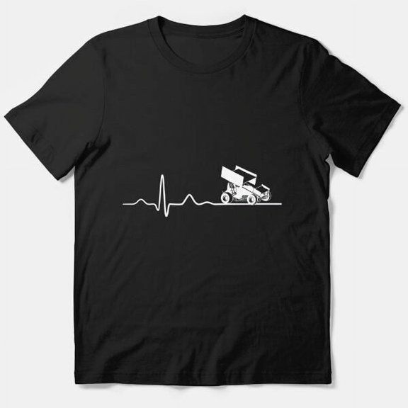 SPRINT CAR RACING Sprint Car Racing Heartbeat Essential T-Shirt