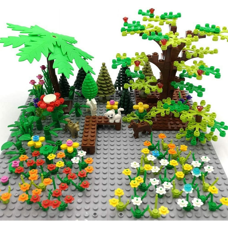 SPRITE WORLD Botanical Brick Block Building Set Toy Plant Tree