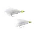 thumbnail image 1 of SPRO Bucktail Teaser Hooks - 2/0 - Glow, 4.25", 1 of 1