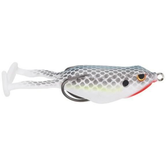 SPRO Fishing SEFF65ALBN Flappin Frog 65 Albino Ewg Double Ss De NSC 4/0