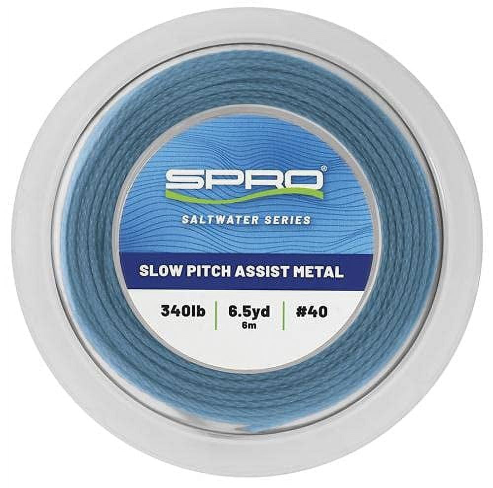 SPRO Fishing SSPAMT-340ABL6 Slow Pitch Assist Metal 340Lbs 6M/6.5Y Attract  Blue 