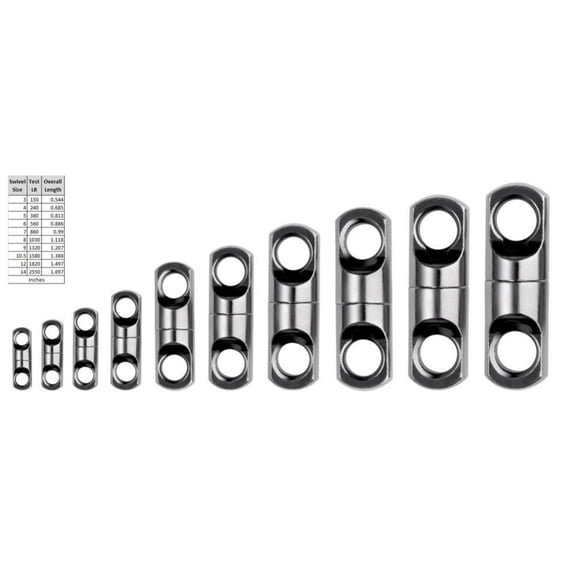 Spro Heavy Swivel Size 7 5pk Black Chrome 860lb