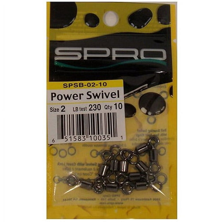Spro Power Swivels Black