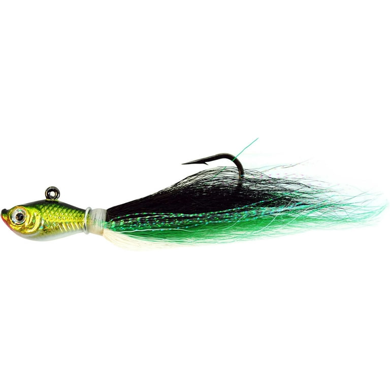 Spro Prime Bucktail Jig - 1/4oz - Green Shad