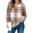 thumbnail image 1 of SPROUTOP Sweatshirt for Women Long Sleeve Crew Neck Pullover Loose Ladies Winter Tops, 1 of 9