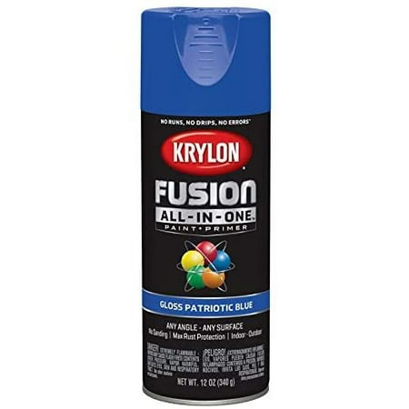 Sherwin-Williams Fusion Spray Paint Gloss - Blue 12 oz — Interior & Exterior Use, Professional Finish