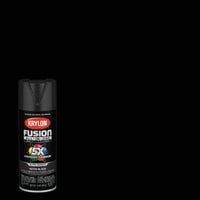 Krylon Fusion All-In-One Spray Paint Satin - Interior/Exterior, 12 oz, Black
