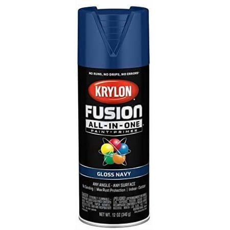 Sherwin-Williams Fusion All-In-One Spray Paint - Blue - 12 oz — Interior & Exterior Use, Professional Finish