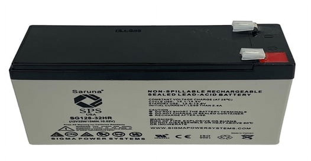 SPS Brand 128-32HR 12V 7.5Ah High Rate Replacement Battery for Exide BAT 72 (1 Pack)