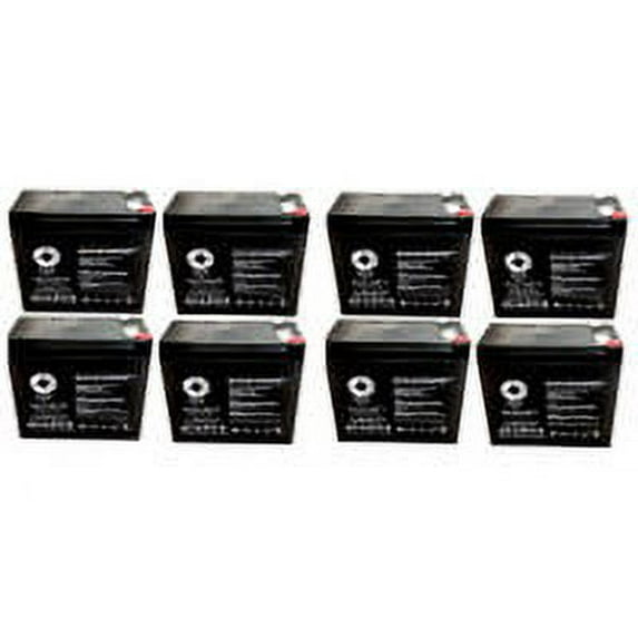 SPS Brand 12V 10Ah Replacement Battery (SG12100T2) for Acme Security Systems 626 (8 Pack)