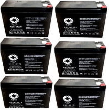 SPS Brand 12V 10Ah Replacement Battery (SG12100T2) for Hewlett Packard M1700A (6 Pack)