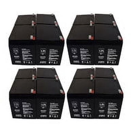 SPS Brand 12V 12Ah Replacement Battery (SG12120T2) for APC Smart-UPS 1000 (SU1000NET) (16 Pack)